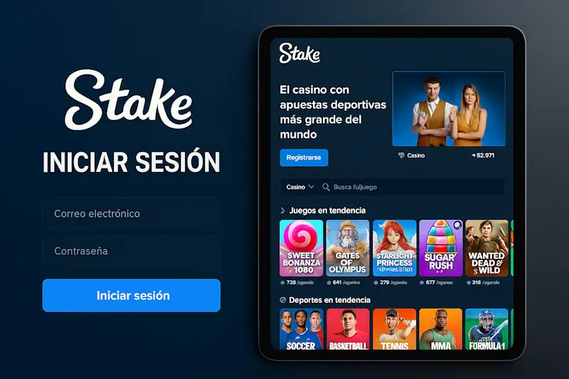 Stake Iniciar Sesión con Acceso Seguro